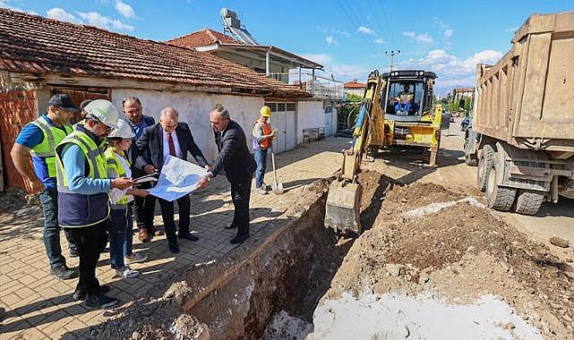 Büyükşehir DESKİ'den Akalan'a yeni içme suyu hattı