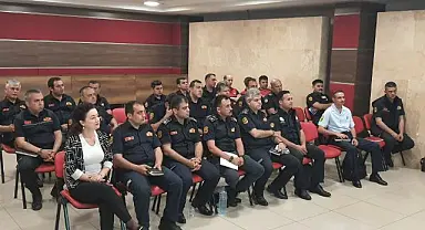 Büyükşehir İtfaiyesi'ne Yangın Sonrası Olay Yeri İnceleme Eğitimi