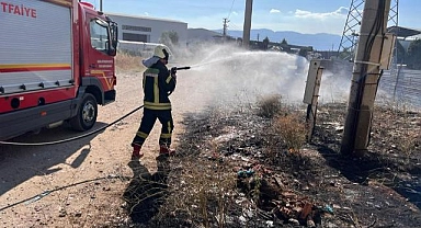 Büyükşehir İtfaiyesinden Saruhanlı seferberliği