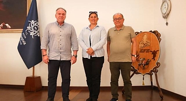 CHP İl Başkanı Saatçı ve Germencik Belediye Başkanı Öndeş'ten Başkan Çerçioğlu'na ziyaret