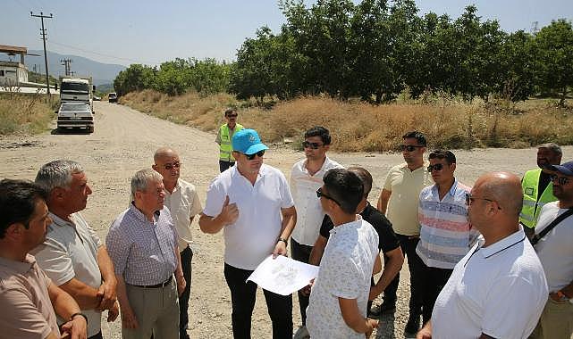 Demirci'de altyapının ardından üstyapı da başladı