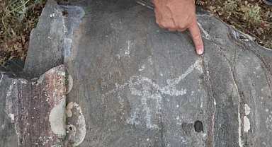 Denizli'de kaya resimleri büyük ilgi görüyor