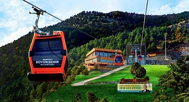 Denizli, Teleferik ve Bağbaşı Yaylası'nda serinliyor
