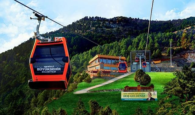 Denizli, Teleferik ve Bağbaşı Yaylası'nda serinliyor