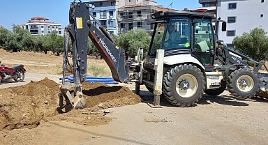Ergenekon Mahallesi Fatih Caddesinde içme suyu şebeke hattı