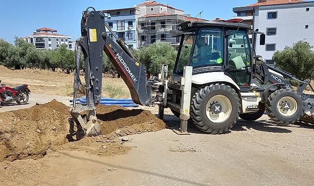 Ergenekon Mahallesi Fatih Caddesinde içme suyu şebeke hattı