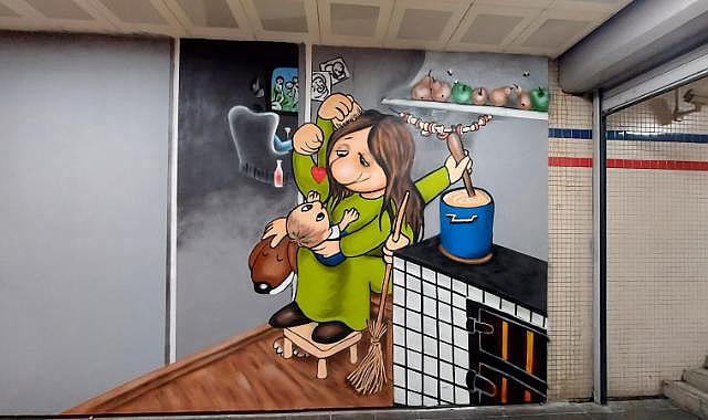 İzmir metro istasyonlarında "Eşitlik Koridorları"