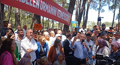 Kılıçdaroğlu'ndan Akbelen'e destek!