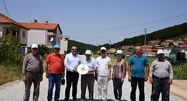 Marka Başkanın yol çalışmaları muhtarları sevindirdi