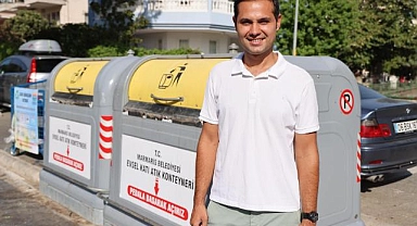 Marmaris Belediyesi'nden yeni nesiil çöp konteynerleri