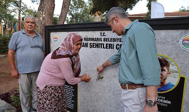 Orman şehitleri adına hayrat çeşmesi yapıldı