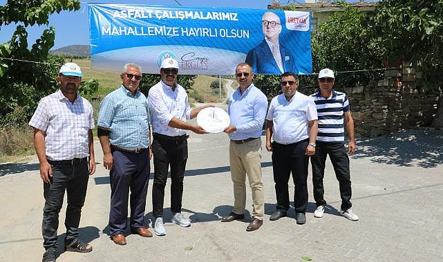 Salihli muhtarları Büyükşehir hizmetlerinden memnun