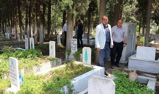 Saruhanlı Mezarlıkları Büyükşehir'le Güvenli Hale Geliyor