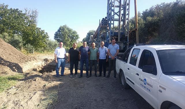 Saruhanlı'ya daha verimli içme suyu için sondaj çalışmaları başladı