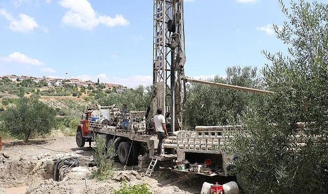 Selendi Çamyayla Mahallesinde Sondaj Çalışmaları Başladı