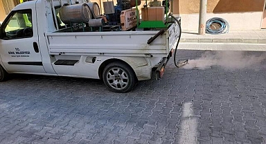 Söke'de haşere ve uçkun ile mücadele devam ediyor