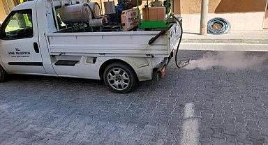 Söke'de haşere ve uçkun ile mücadele devam ediyor