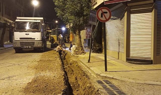 Tarihi Uzun Çarşı'da alt yapı çalışmalarına başlandı