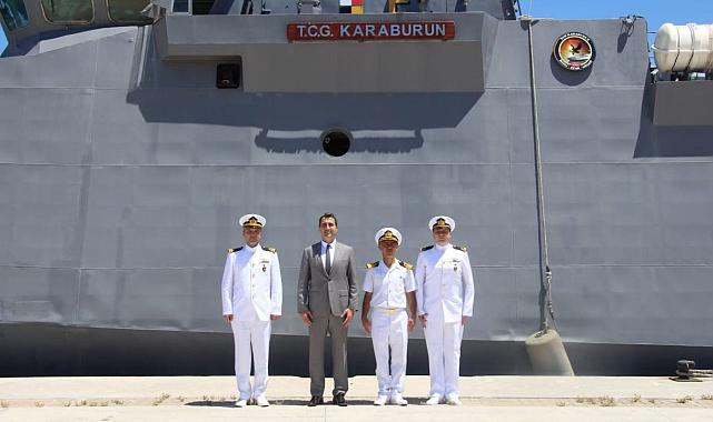 TCG Karaburun Gemisi Didim’de ziyarete açıldı
