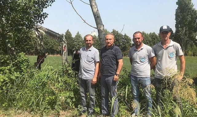 Turgutalp Mahallesi'nde dere temizliği yapıldı