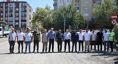 2. Etap prestij cadde düzenlemesi için üstyapı çalışması başladı