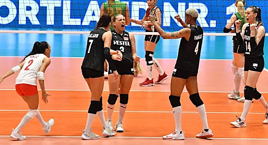 A Milli Kadın Voleybol Takımı, Azerbaycan'a set vermedi