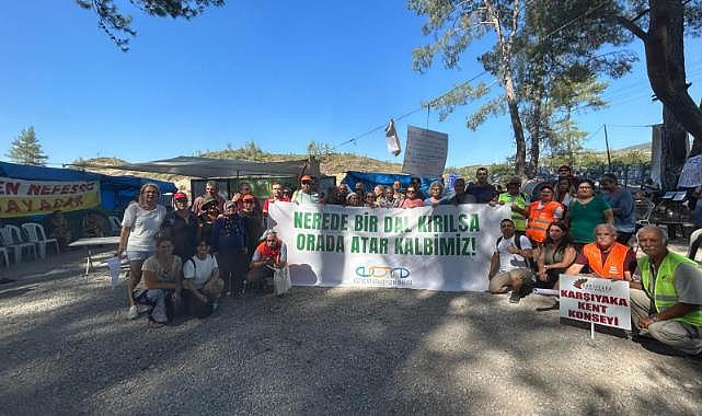 Akbelen Direnişine Efes Selçuk&#039;tan Destek