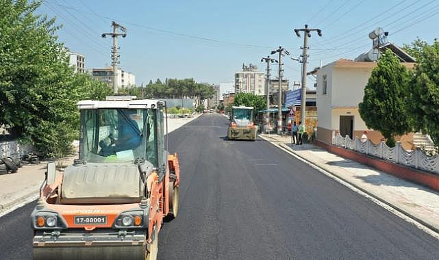 Aydın Büyükşehir Belediyesi İncirliova Türkan Saylan Caddesi'ni yeniledi
