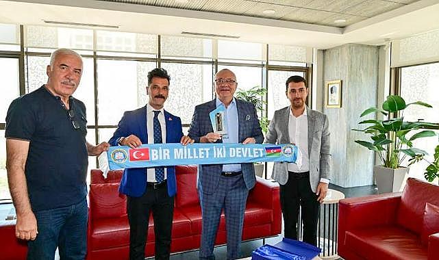 Azerbaycan Derneğinden Başkan Ergün&#039;e ziyaret