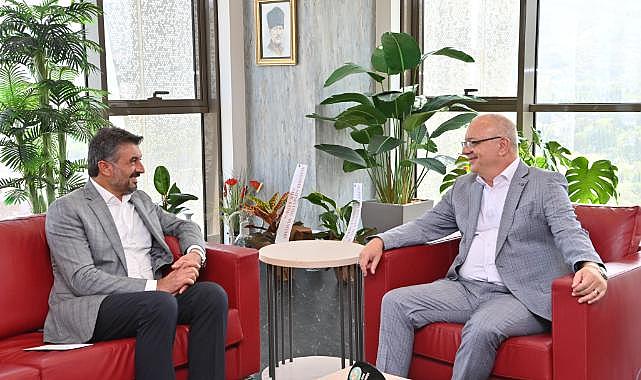Başkan Ergün, Başkan Selçuk’u konuk etti