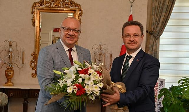 Başkan Ergün'den Vali Ünlü'ye Hayırlı Olsun ziyareti