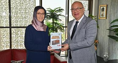 Başkan Ergün Rektör Kibar’ı konuk etti