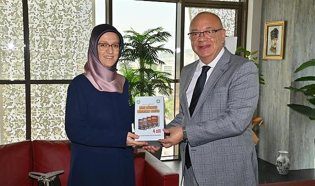 Başkan Ergün Rektör Kibar’ı konuk etti
