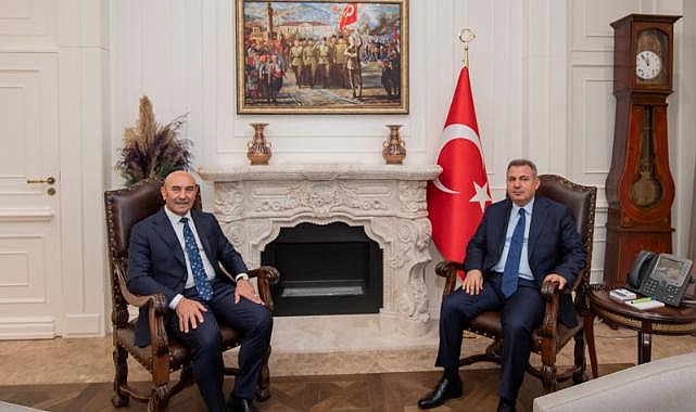 Başkan Soyer'den Vali Elban'a ziyaret