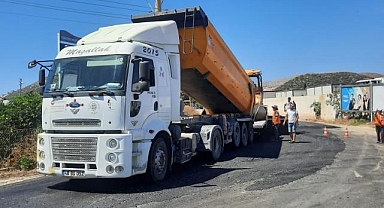 Bodrum Turgutreis'te sıcak asfalt çalışması tamamlandı