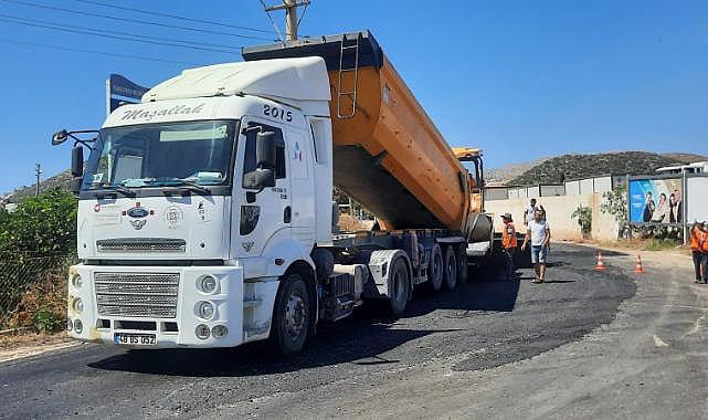 Bodrum Turgutreis&#039;te sıcak asfalt çalışması tamamlandı