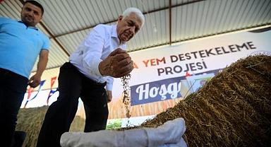 Büyükşehir'den 700 üreticiye 3 milyon TL değerinde kaba yem desteği
