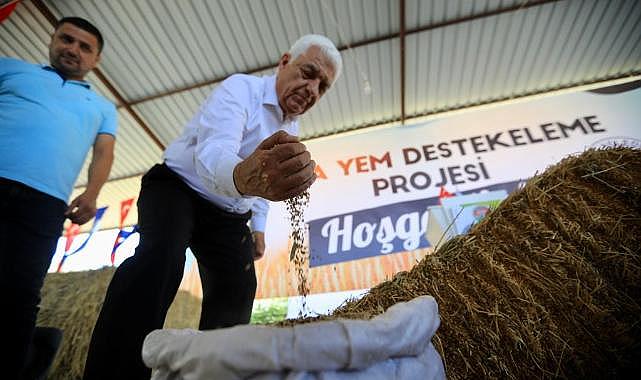 Büyükşehir&#039;den 700 üreticiye 3 milyon TL değerinde kaba yem desteği