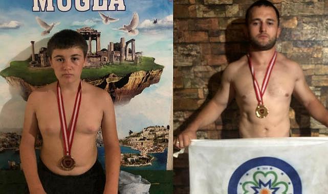 Büyükşehir&#039;in güreşçileri Kavaklıdere Beşpınar&#039;da güreşti