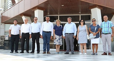 Büyükşehir ve MASKİ'den Sarıgöl Belediye Başkanı Necati Selçuk'a ziyaret