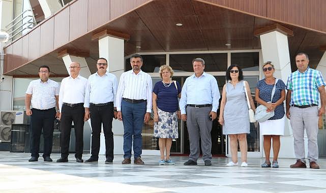 Büyükşehir ve MASKİ&#039;den Sarıgöl Belediye Başkanı Necati Selçuk&#039;a ziyaret