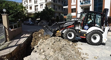 Cemal Ergün Caddesi'nde altyapı çalışması tamamlandı