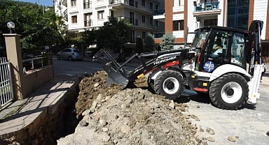 Cemal Ergün Caddesi'nde altyapı çalışması tamamlandı