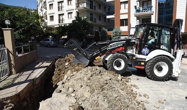 Cemal Ergün Caddesi'nde altyapı çalışması tamamlandı