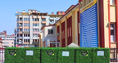 Çöp konteynerlerine estetik dokunuş
