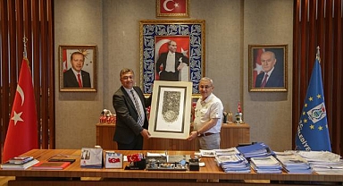DPÜ Rektörü Kızıltoprak'tan Başkan Işık'a ziyaret