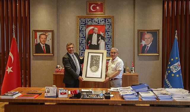 DPÜ Rektörü Kızıltoprak'tan Başkan Işık'a ziyaret