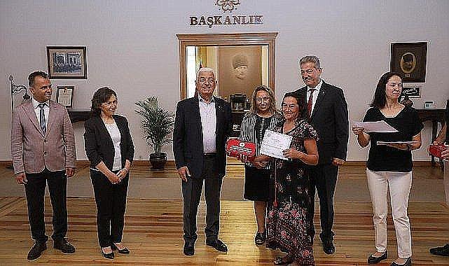 Evde bakım sertifikalarını Başkan Gürün verdi