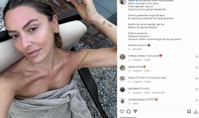 Hadise'den dikkat çeken paylaşım: Boş kalplerle vaktini harcama