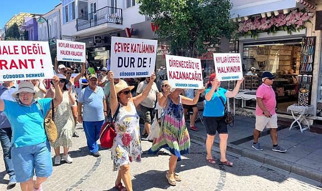 Havlu hareketi Çeşme&#039;de!